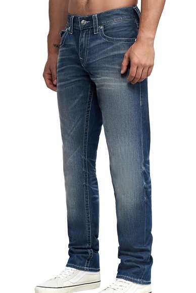 TRUE RELIGION MENS GENO SLIM JEAN W/ FLAP 101290 - Picture 5 of 5